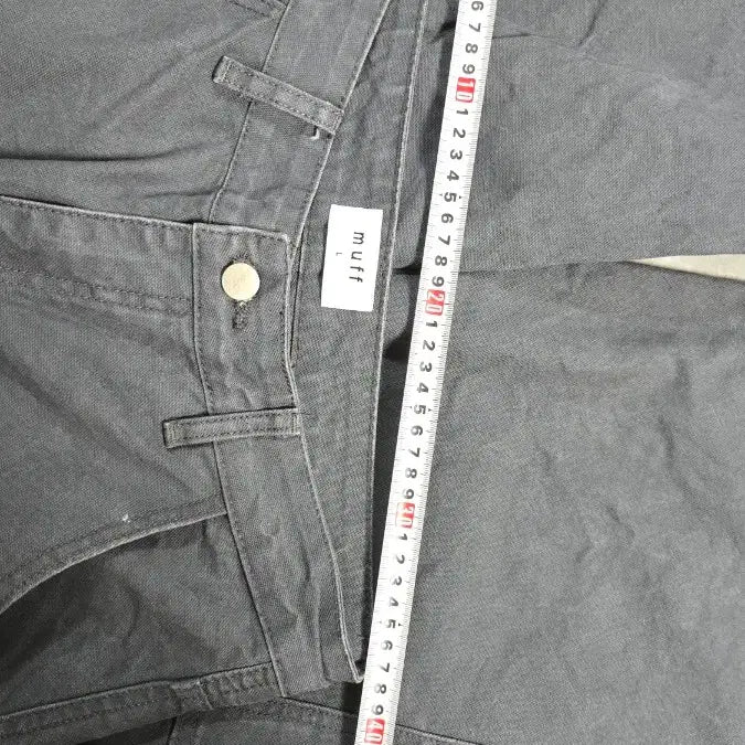 [BUNJANG] muff Gray Duff Denim Work Pants / muff 회색 더프 데님 작업 바지