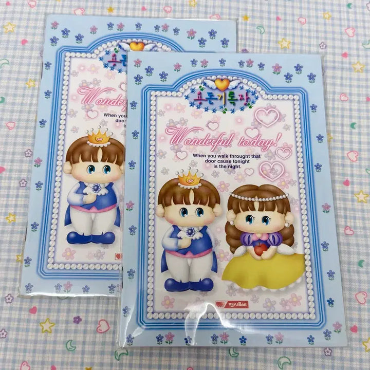 [BUNJANG] Vintage Fancy Robby Allowance Book Notebook Diary / 고전문구 고전 팬시로비 용돈기입장 노트 수첩