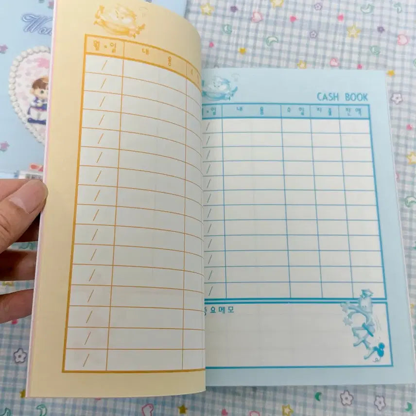 [BUNJANG] Vintage Fancy Robby Allowance Book Notebook Diary / 고전문구 고전 팬시로비 용돈기입장 노트 수첩