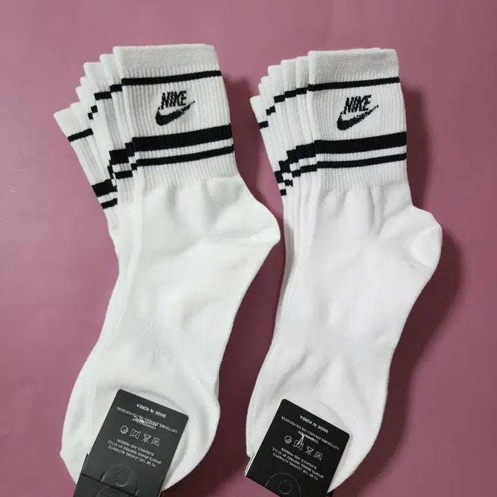 [BUNJANG] Nike Mid-Calf Basic Thickness Socks 20-Pair Pack / 나이키 중목 기본두께 20켤레 (무료배송)