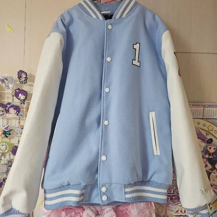 [SOLD OUT] 배송비포함)또봇 팝업 차하나 야구점퍼 야구잠바 XL