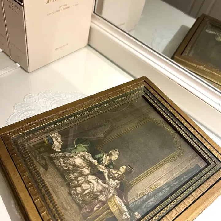 [BUNJANG] Antique Gold Wood Jewelry Box / 앤틱 골드 우드 보석함(Usa바잉)