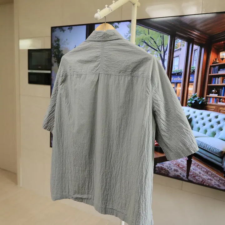 [BUNJANG] COS Oversized Crinkle Texture Shirt / 여름에 이거 하나면 끝나는 COS 오버핏 셔츠