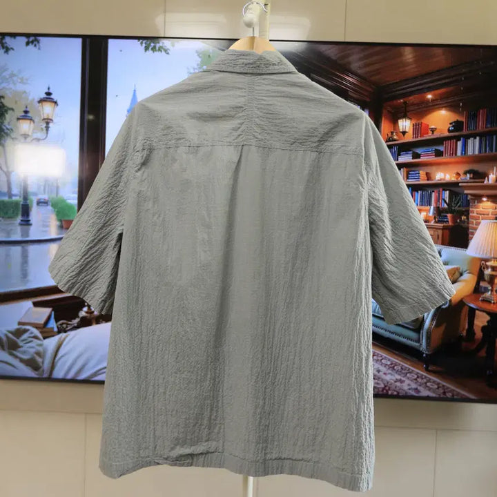 [BUNJANG] COS Oversized Crinkle Texture Shirt / 여름에 이거 하나면 끝나는 COS 오버핏 셔츠