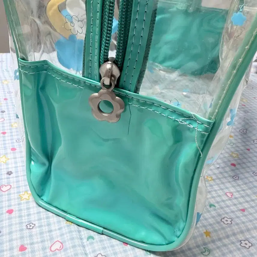 [BUNJANG] Vintage Marshmallow PVC Bag Beach Bag / 고전문구 고전 마시마로 pvc 가방 비치백 엽기토끼