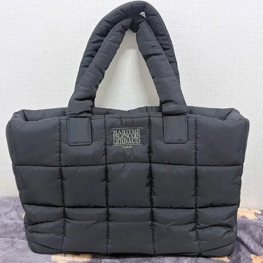 [SOLD OUT] 마리떼 프랑소와 저버 누빔 토트백 블랙(5월5일까지판매)