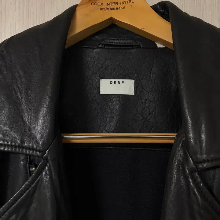 [BUNJANG] DKNY Lambskin Leather Rider Jacket / dkny 레더 라이더 자켓 (램스킨)