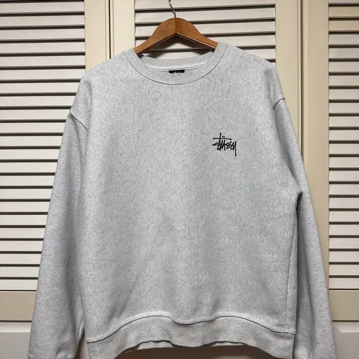 [BUNJANG] Stussy Basic White Sweatshirt / 스투시 베이직 맨투맨 흰색