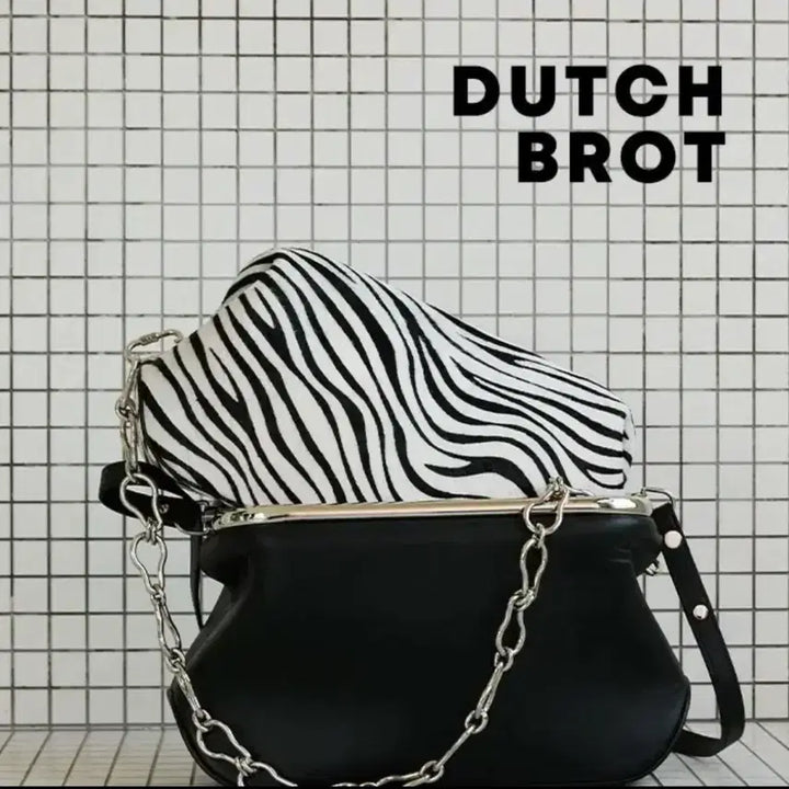[BUNJANG] Osoi Dutch Brot Zebra Shoulder Bag / Osoi 오소이 2020 캡슐컬렉션 더치 브로트 지브라 숄더백