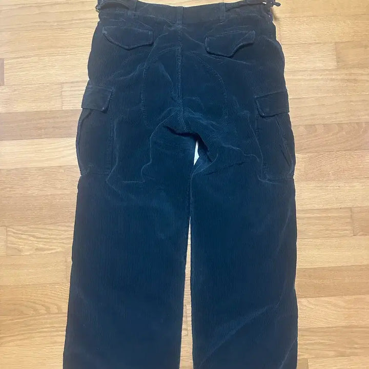 [SOLD OUT] [XL] 블랙아웃 코듀로이 카고 팬츠 블랙