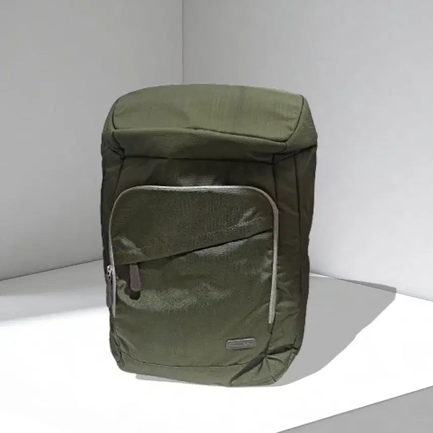 [BUNJANG] LeCAF Dark Green Backpack / (무배)르까프 다크그린 학생 직장인 대형백팩