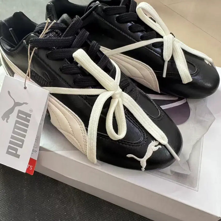 [SOLD OUT] 푸마 x 로제 스피드캣 PRM 블랙 웜 화이트 250MM