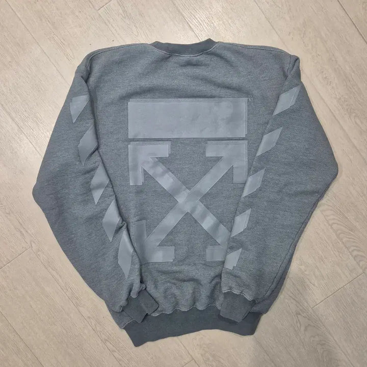 [BUNJANG] Off-White Gray Man to Man / 오프화이트 그레이맨투맨