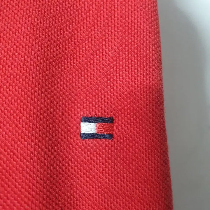 [BUNJANG] 타미힐피거 남성 레드 반팔카라티 L 100 / 타미힐피거 남성 레드 반팔카라티 L 100