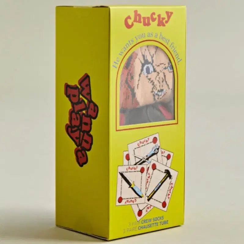 [BUNJANG] Chucky 3-Pack Socks / (새상품) 처키 양말 3p