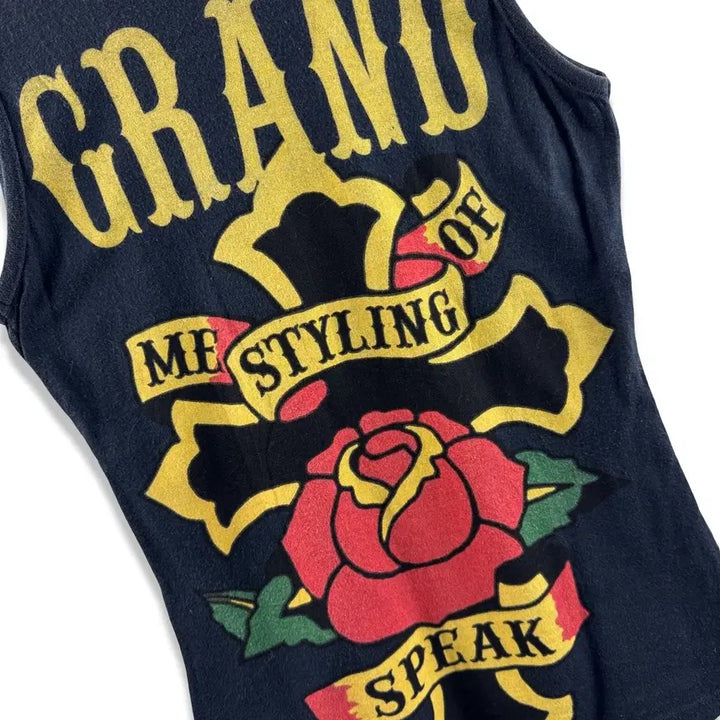 [BUNJANG] Punk Skull Sleeveless Top / JPN 펑크 스컬 슬리브리스3081