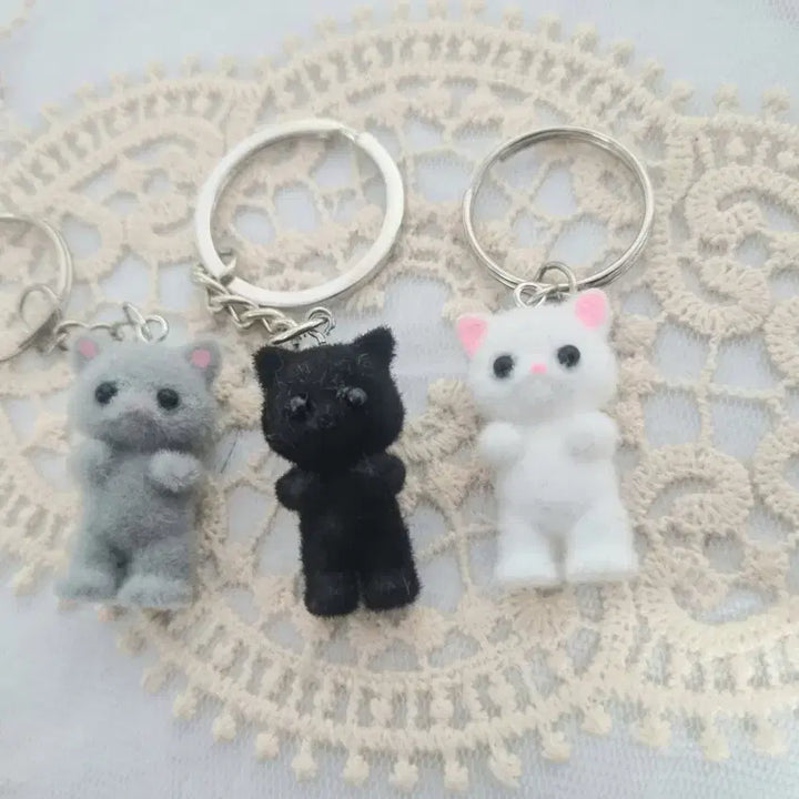 [SOLD OUT] 고양이 인형 키링3개/스톤키링/에어팟보관함일괄(새상품)