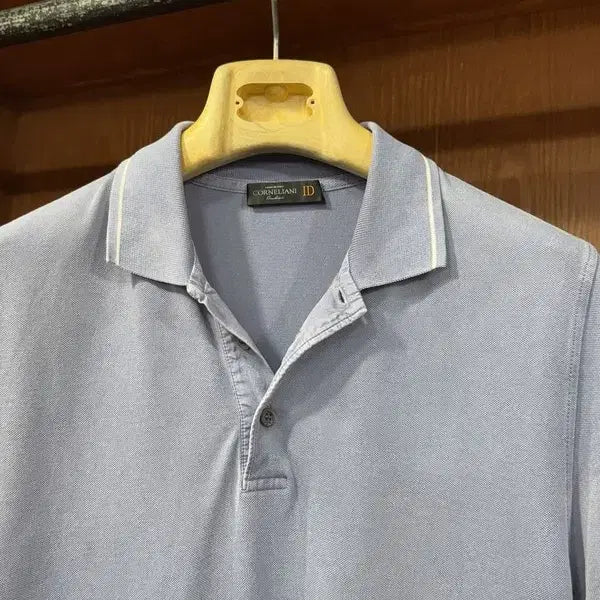 [BUNJANG] Corneliani Pique T-Shirt (Size 100) / 꼬르넬리아니 피퀘티셔츠 100