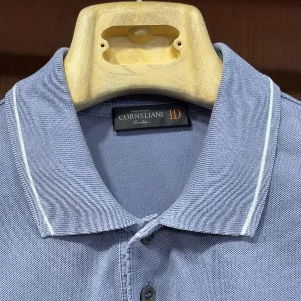 [BUNJANG] Corneliani Pique T-Shirt (Size 100) / 꼬르넬리아니 피퀘티셔츠 100