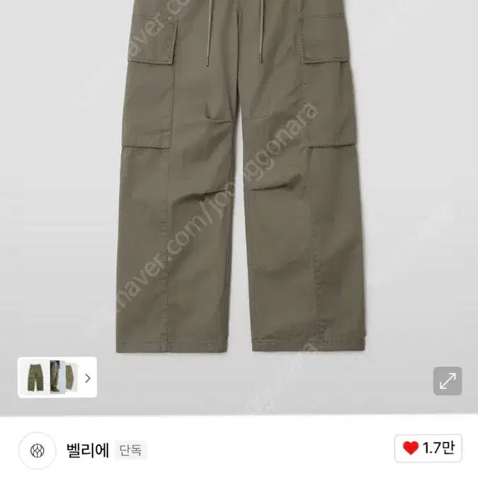 [BUNJANG] 벨리에 시티로버 카고팬츠 올리브 / 벨리에 시티로버 카고팬츠 올리브