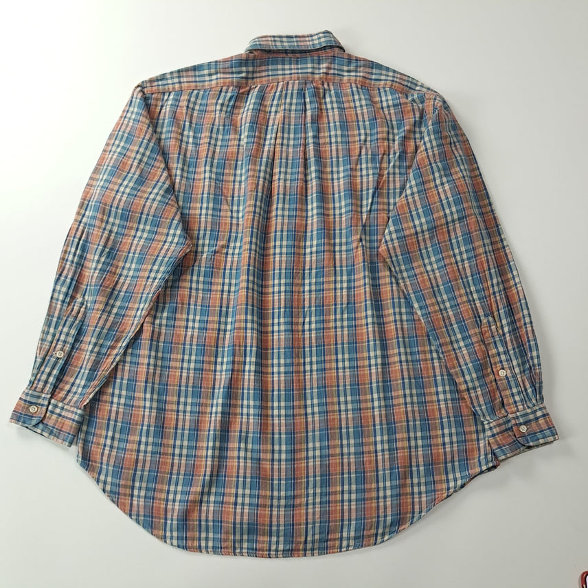 [SOLD OUT] CK370 L 폴로 90s 블레어 마드라스체크 셔츠 남방