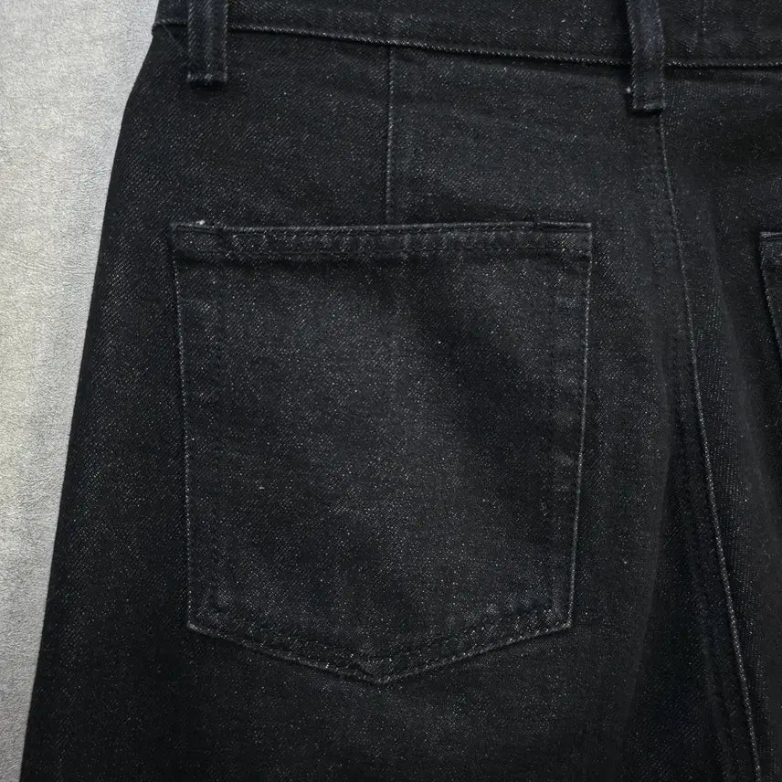[BUNJANG] 무신사 세미 와이드 벌룬 블랙 팬츠 MUSINSA STANDARD / 무신사 세미 와이드 벌룬 블랙 팬츠 MUSINSA STANDARD