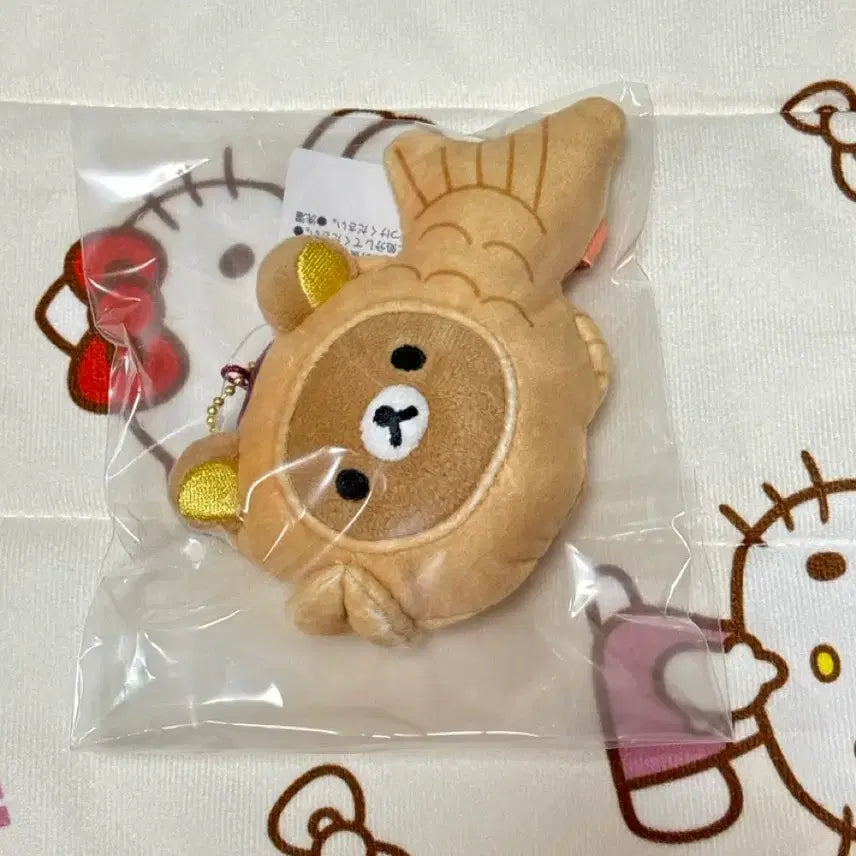 [BUNJANG] San-X Rilakkuma Bungeoppang Plush Keychain / 산엑스 리락쿠마 붕어빵 인형 키링