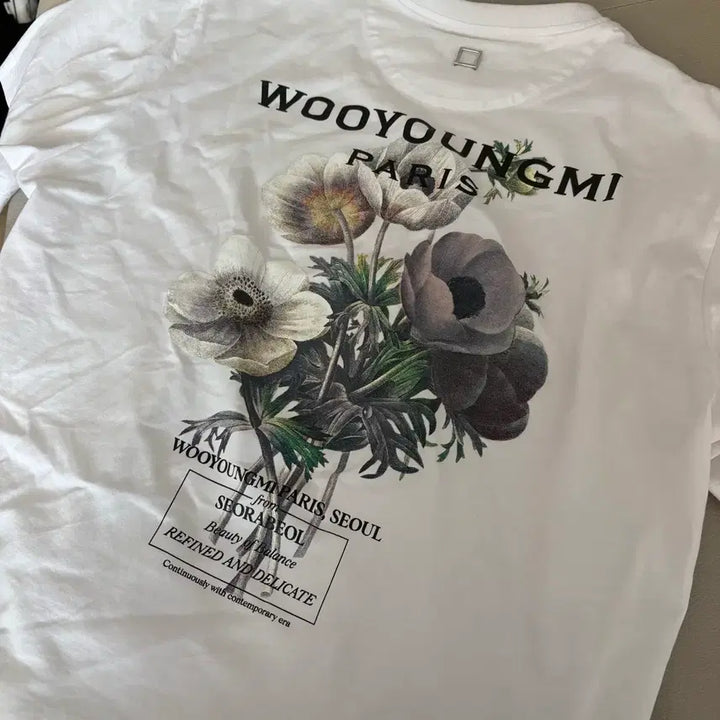 [SOLD OUT] [정품] 우영미 플라워 반팔