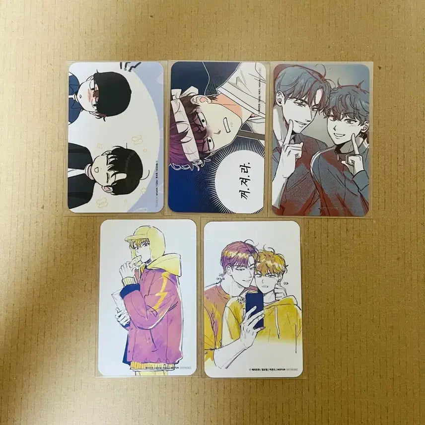 [SOLD OUT] 모펀 체리만쥬 일요일 비욘드 파파 방문 포토카드 5종
