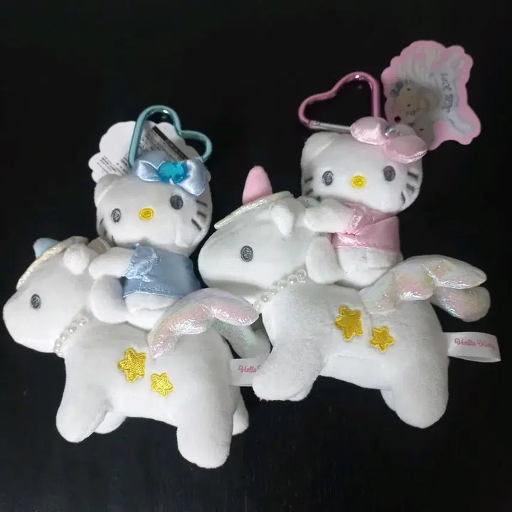[BUNJANG] Kitty Unicorn Keyring / 키티 유니콘 키링(핑크,블루)