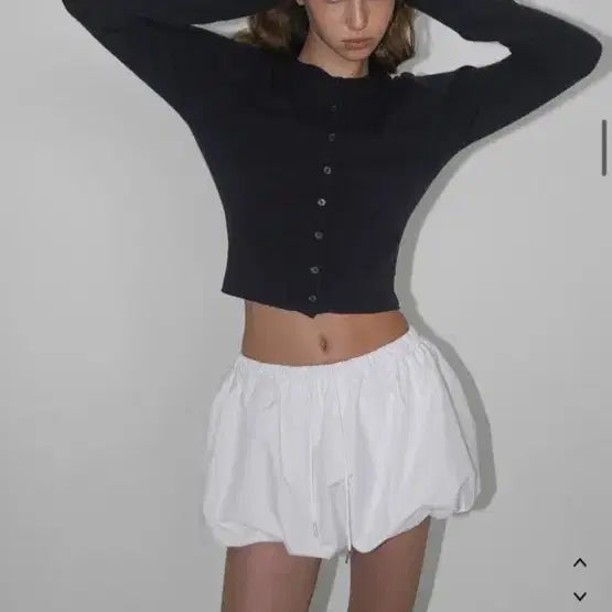 [BUNJANG] Blackup From Balloon Skirt White / 블랙업 프롬벌룬 스커트화이트