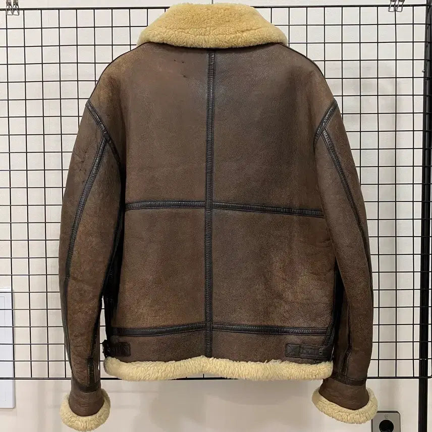 [SOLD OUT] <XL> Italy 빈티지 B-3 양가죽 양털 무스탕