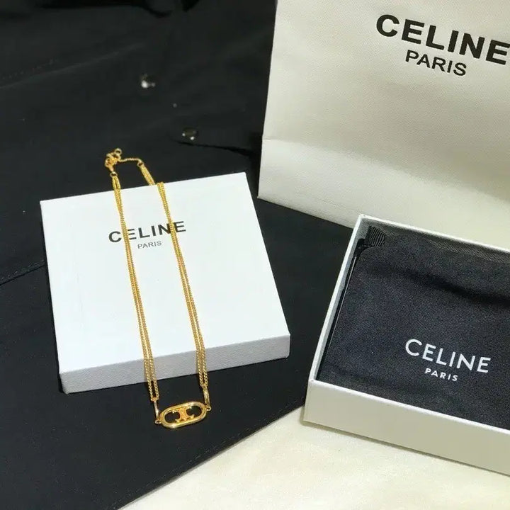 [BUNJANG] Celine Triomphe Necklace / 셀린느 목걸이