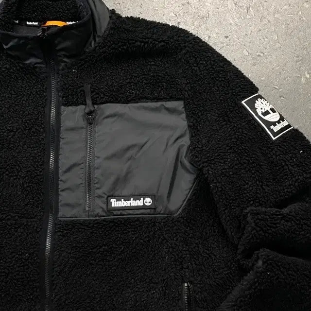 [SOLD OUT] 팀버랜드 블랙 뽀글이 플리스 자켓105