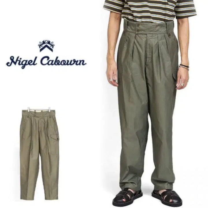 [BUNJANG] Nigel Cabourn 50s Two-Tuck Battledress Pants Size 36 / 나이젤카본 (36) 50s 투턱 배틀드레스 팬츠