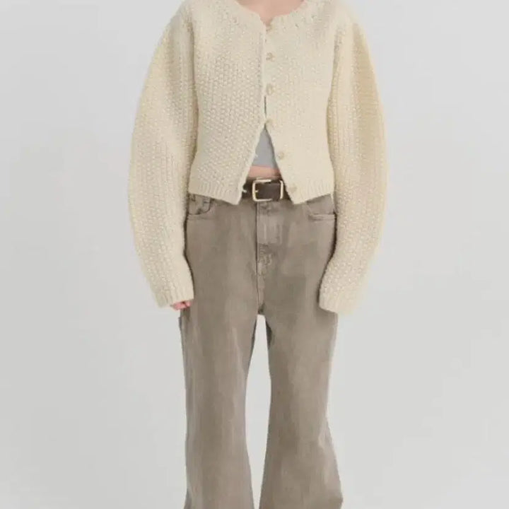 [BUNJANG] Ribbonbit Teddy Knit Cardigan / 리본빛 테디가디건(Teddy Knit Cardigan)