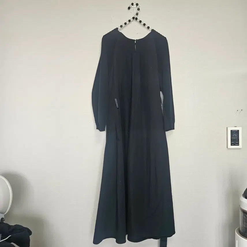 [BUNJANG] Black Layered Dress Belt Set / 블랙 레이어드 원피스 벨트 세트