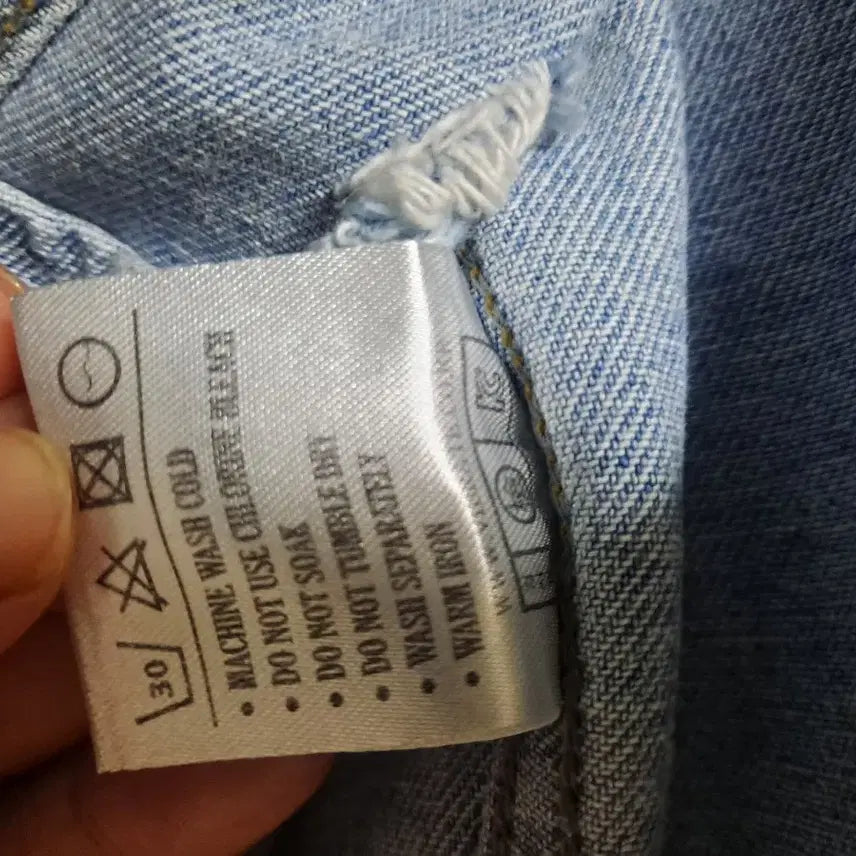[BUNJANG] VIBRATE Damaged Denim Jacket (Overfit) / 새상품)현재 인터넷 &