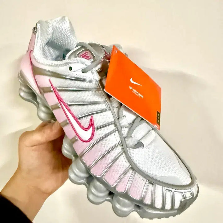 [BUNJANG] Nike Shox TL Metallic Silver Pink Sneakers / (230)(새상품)나이키 스니커즈 샥스 tl 메탈릭 실버 핑크