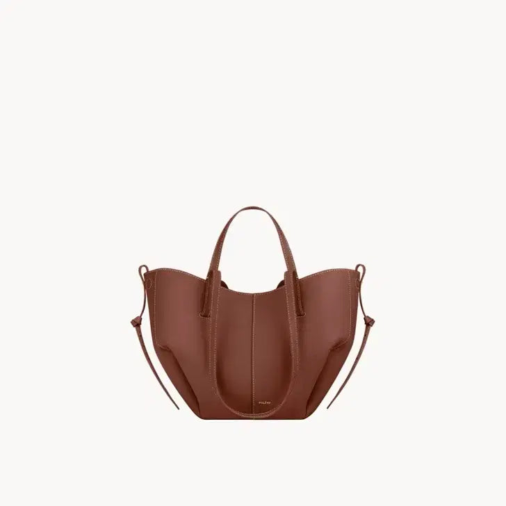 [SOLD OUT] 폴렌느 심 미니 토트백 꼬냑 풀세트