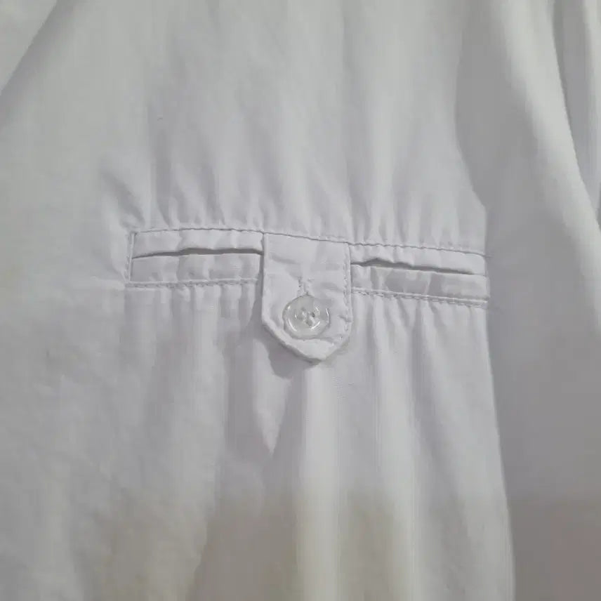 [BUNJANG] Summer Design White Cotton Jacket / 봄 여름 디자인이쁜 남방셔츠같은. 바스락면 자켓  가슴단면58