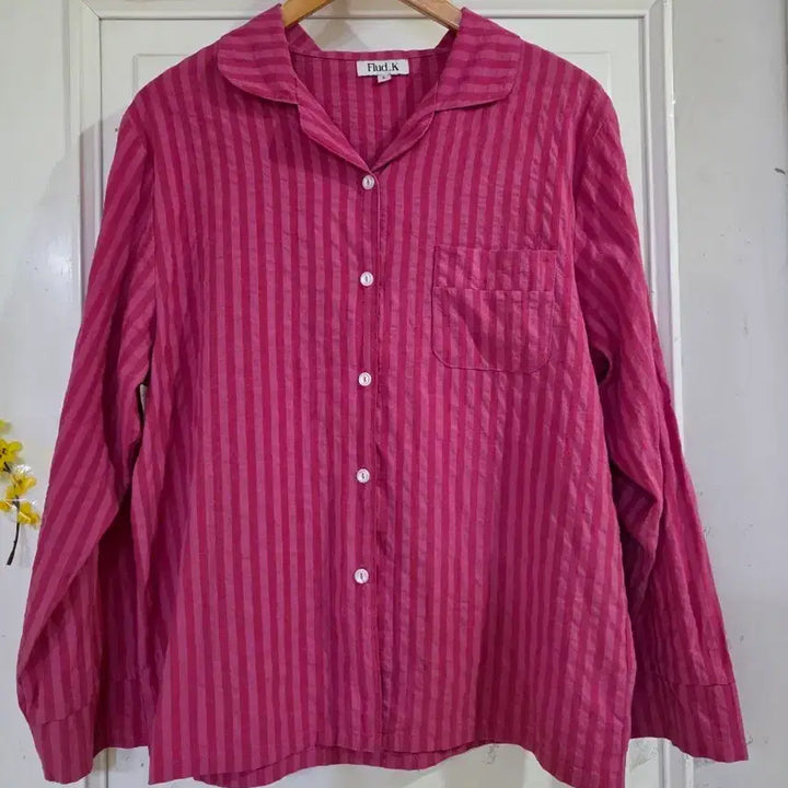 [BUNJANG] Summer Cotton Blouse / 봄 여름 색상이쁜  고급스러운 면 블라우스.가슴단면54