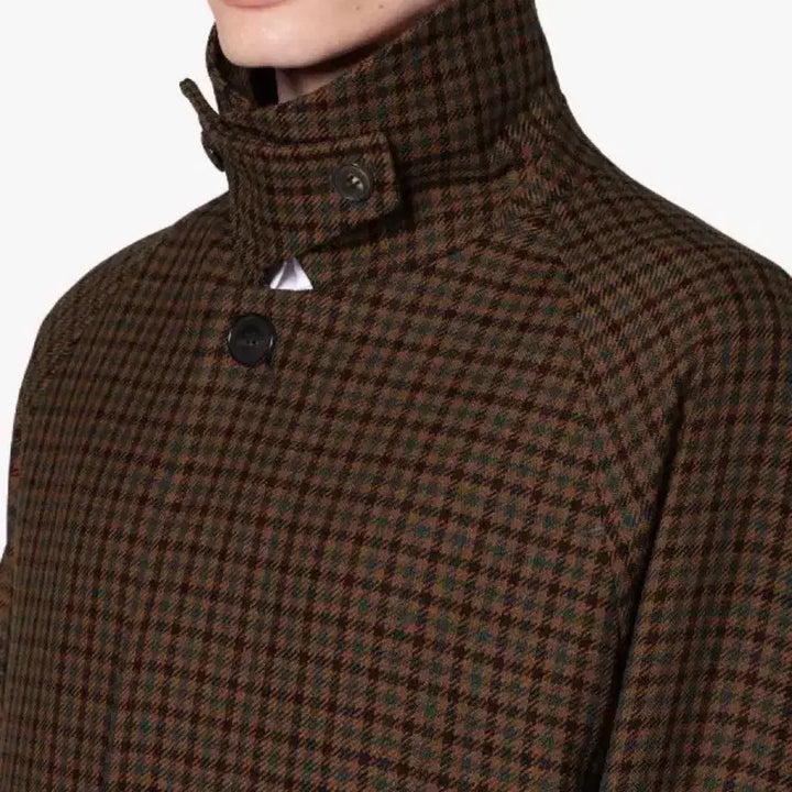 [BUNJANG] Mackintosh Houndstooth Check Wool Coat / [40] 맥킨토시 하운드투스 체크 울 코트