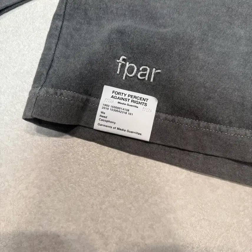 [BUNJANG] FPAR Long Sleeve T-Shirt Size M / fpar 긴팔티셔츠 M