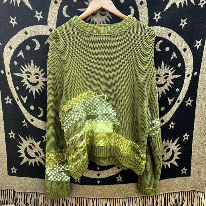 [BUNJANG] Andersson Bell Vintage Ethnic Hippie Knit Sweater / 앤더슨벨 빈티지 아메카지 에스닉 히피 뜨개 니트 K0128