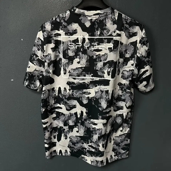 [SOLD OUT] XL 스파이더 로고 카모플라쥬 반팔 티셔츠
