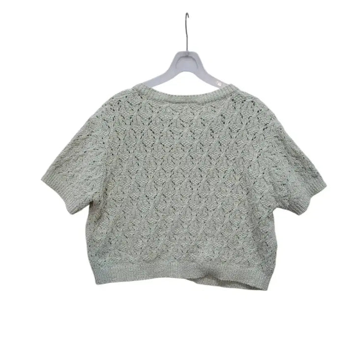 [BUNJANG] Lacoste Mint Green Cotton Knit Sweater / 라코스테 일본정품 연한 민트그린 컬러 면100퍼  니트
