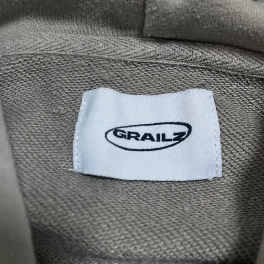 [BUNJANG] Grails Big Logo Gray Hoodie / 그레일즈 빅로고 그레이 후드티