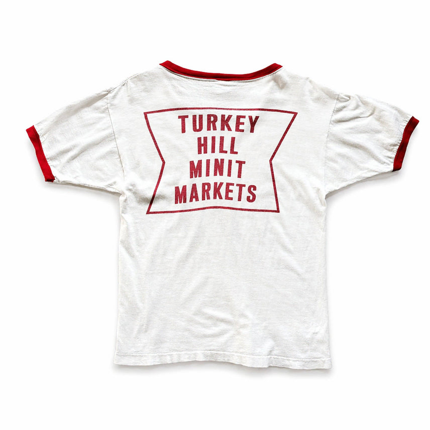[BUNJANG] Champion 70s Ringer T-Shirt / 70s 챔피온 프린팅 링거 티셔츠 M