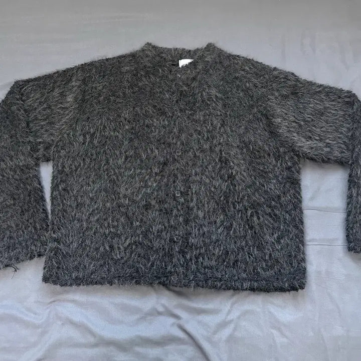 [BUNJANG] Buddy Wing Yarn Crop Round Cardigan / 크롭 버디 날개사 라운드 가디건